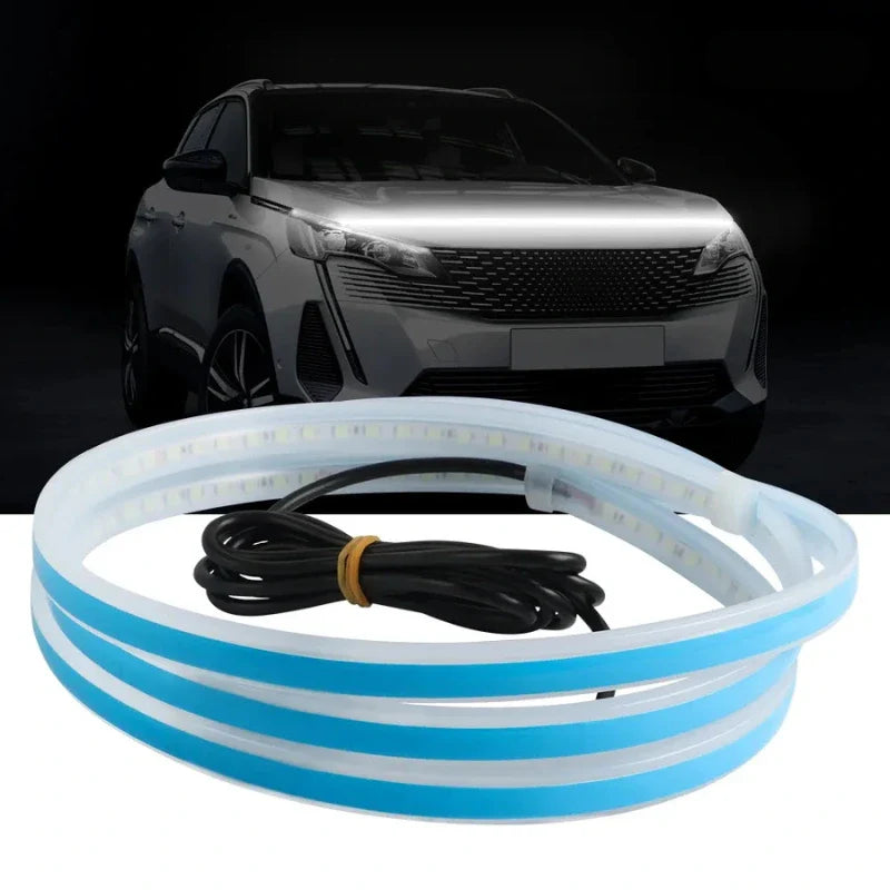 Tira LED Automotriz Flexible e Impermeable – Iluminación Decorativa para Faros y Carrocería