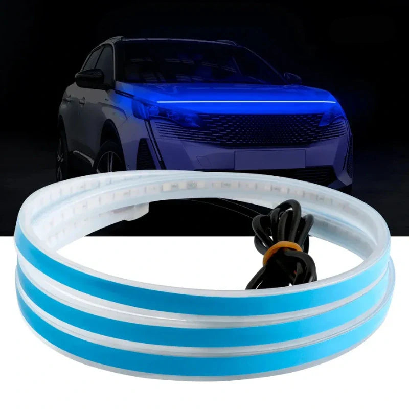 Tira LED Automotriz Flexible e Impermeable – Iluminación Decorativa para Faros y Carrocería