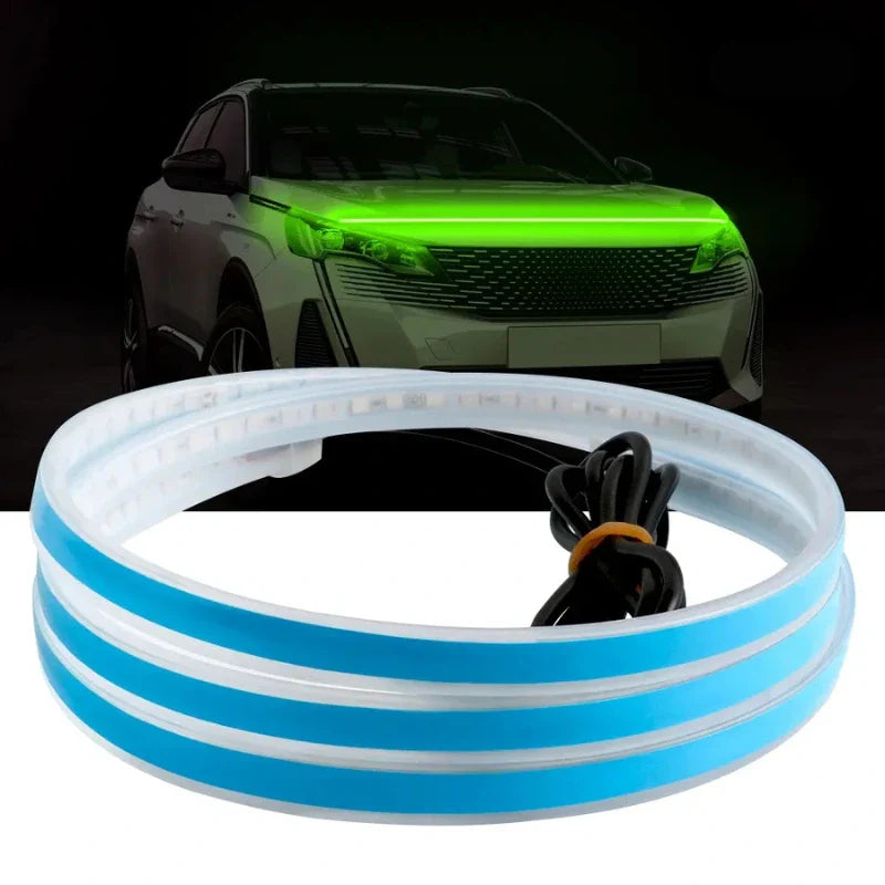 Tira LED Automotriz Flexible e Impermeable – Iluminación Decorativa para Faros y Carrocería