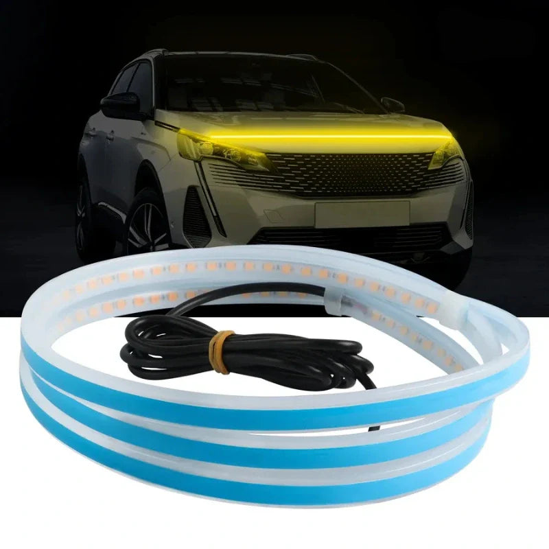 Tira LED Automotriz Flexible e Impermeable – Iluminación Decorativa para Faros y Carrocería