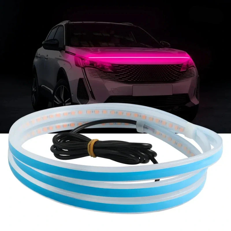 Tira LED Automotriz Flexible e Impermeable – Iluminación Decorativa para Faros y Carrocería