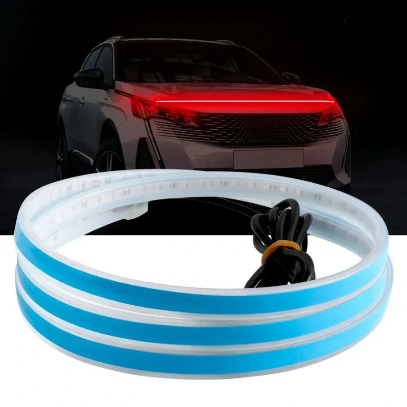 Tira LED Automotriz Flexible e Impermeable – Iluminación Decorativa para Faros y Carrocería