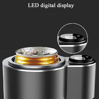 Portavasos Automotriz con Calefacción y Enfriamiento – Soporte Eléctrico para Bebidas en el Auto