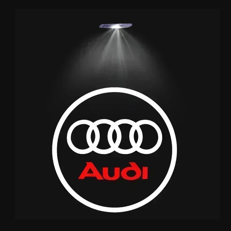 LED door projector Audi logo – suitable for A3, A4 B8, Q5, RS &amp; more