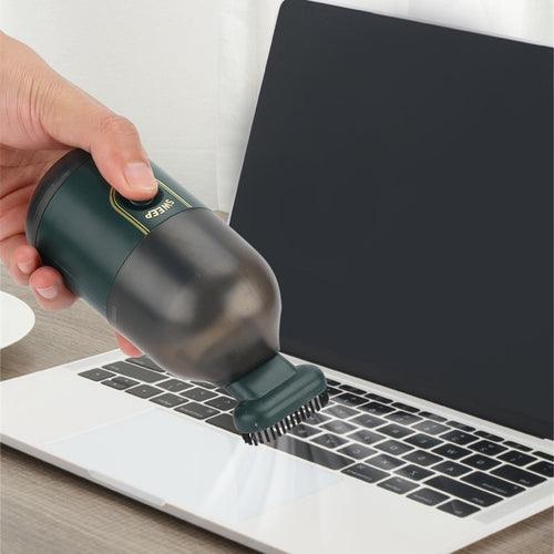 Aspiradora de Polvo Portátil Recargable – Mini Aspiradora Inalámbrica para Escritorio y Auto