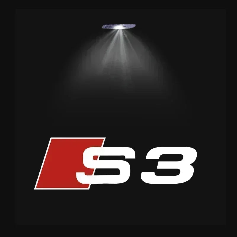 LED door projector Audi logo – suitable for A3, A4 B8, Q5, RS &amp; more