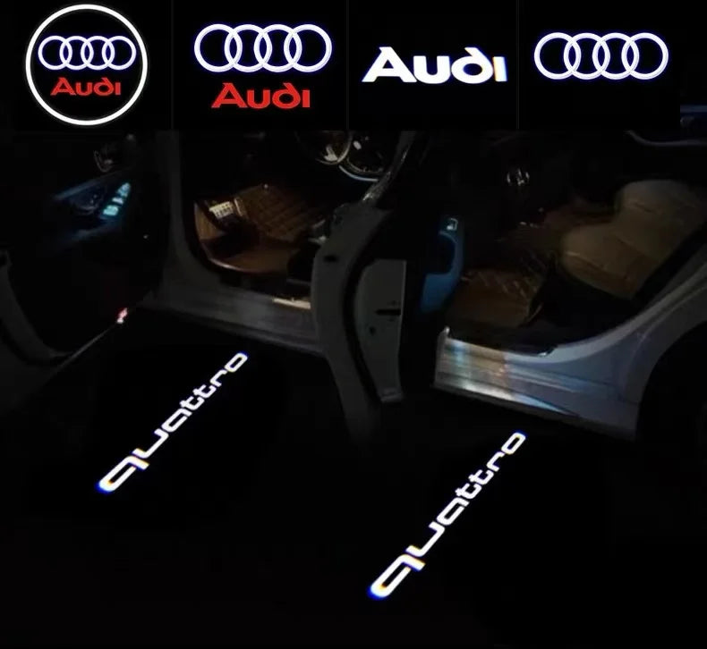 LED door projector Audi logo – suitable for A3, A4 B8, Q5, RS &amp; more