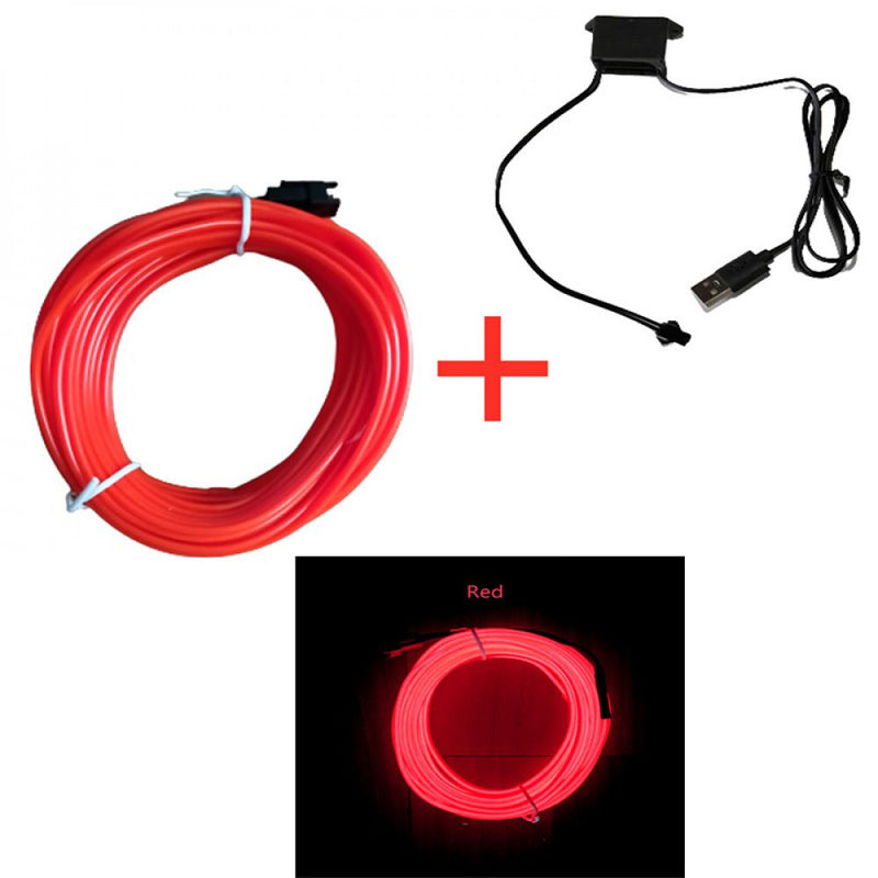 Tira LED Automotriz Flexible e Impermeable – Iluminación Decorativa para Faros y Carrocería