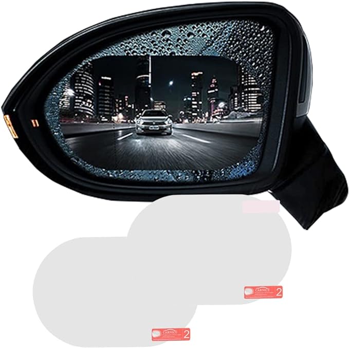 Película Antiempañante e Impermeable para espejos retrovisores de coche